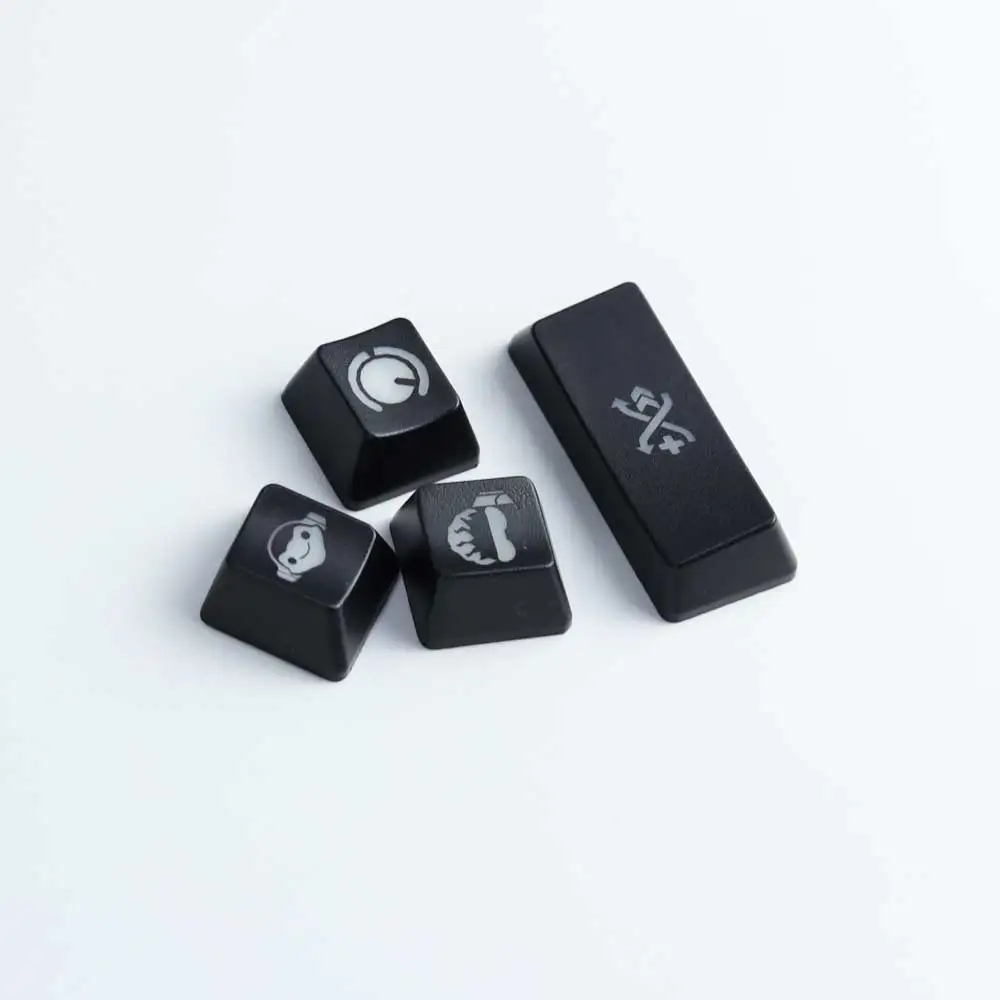 [Keycaps] 4 клавиши Overwatch gamer theme keysets подсветка OW keycaps ABS etched Keycap shine-сквозная для механической клавиатуры ANS