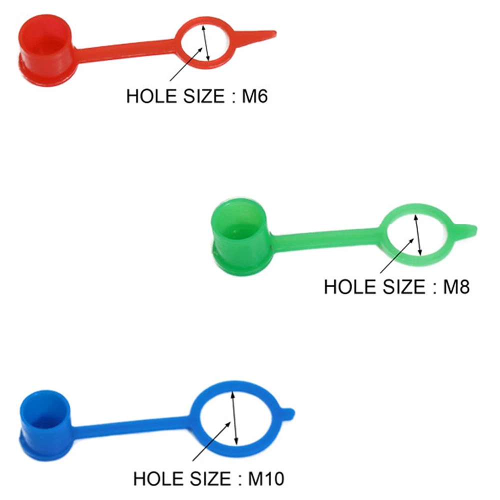 300 шт. колпачки для смазки красные полиэтиленовые пылезащитные колпачки для M6 Метрическая резьба смазки Zerk ниппель фитинг