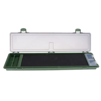 

Stiff Hair Rig Board Carp Fishing Rig Box Plastic Tackle Storage Container Convenient to classify your things