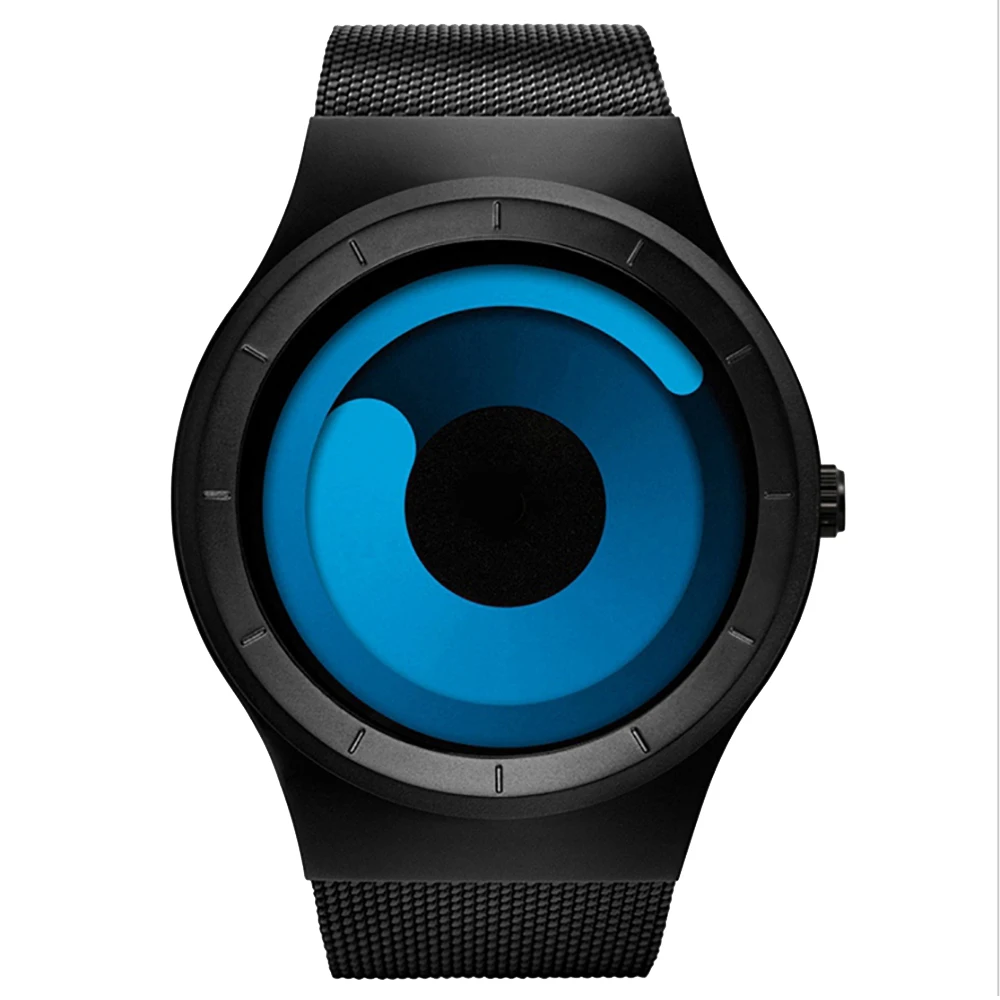 

Senors Fashion Brand New Creative Rotation Men Watches Vacuum Plating Quartz Sport Watch Men Sports Wristwatch Relogio Masculino