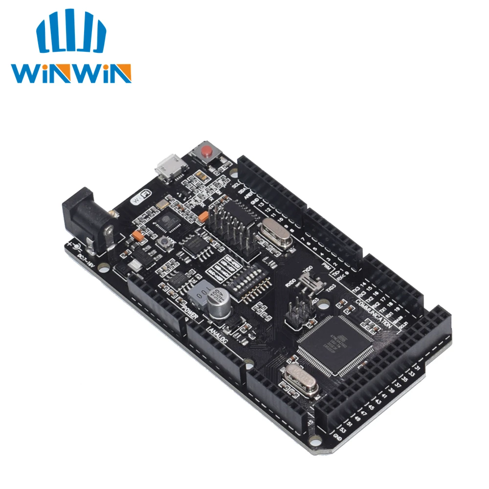 WeMos Mega + WiFi R3 ATmega2560 ESP8266 (память 32 Мб) Φ CH340G. Совместим с NodeMCU ESP8266|Интегральные схемы|