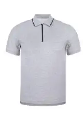 3 цвета xiaomi mijia CoolDry Повседневная рубашка поло YKK на молнии мужская летняя с коротким рукавом умный дом - Цвет: gray 165 84A