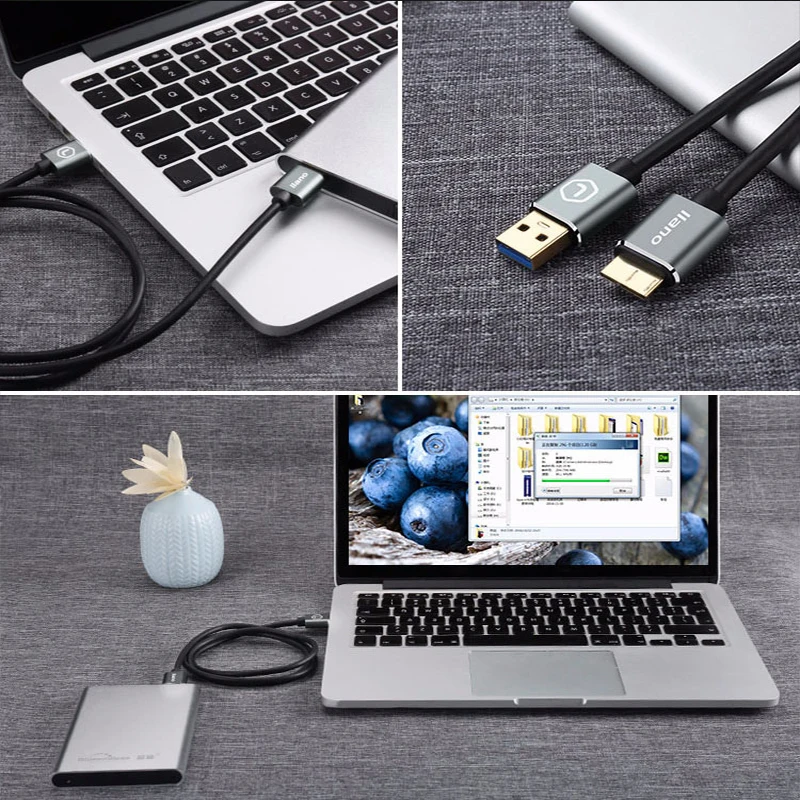 Кабель для синхронизации данных LLANO USB 3 0 Type A Micro B USB3.0 шнур внешнего жесткого диска