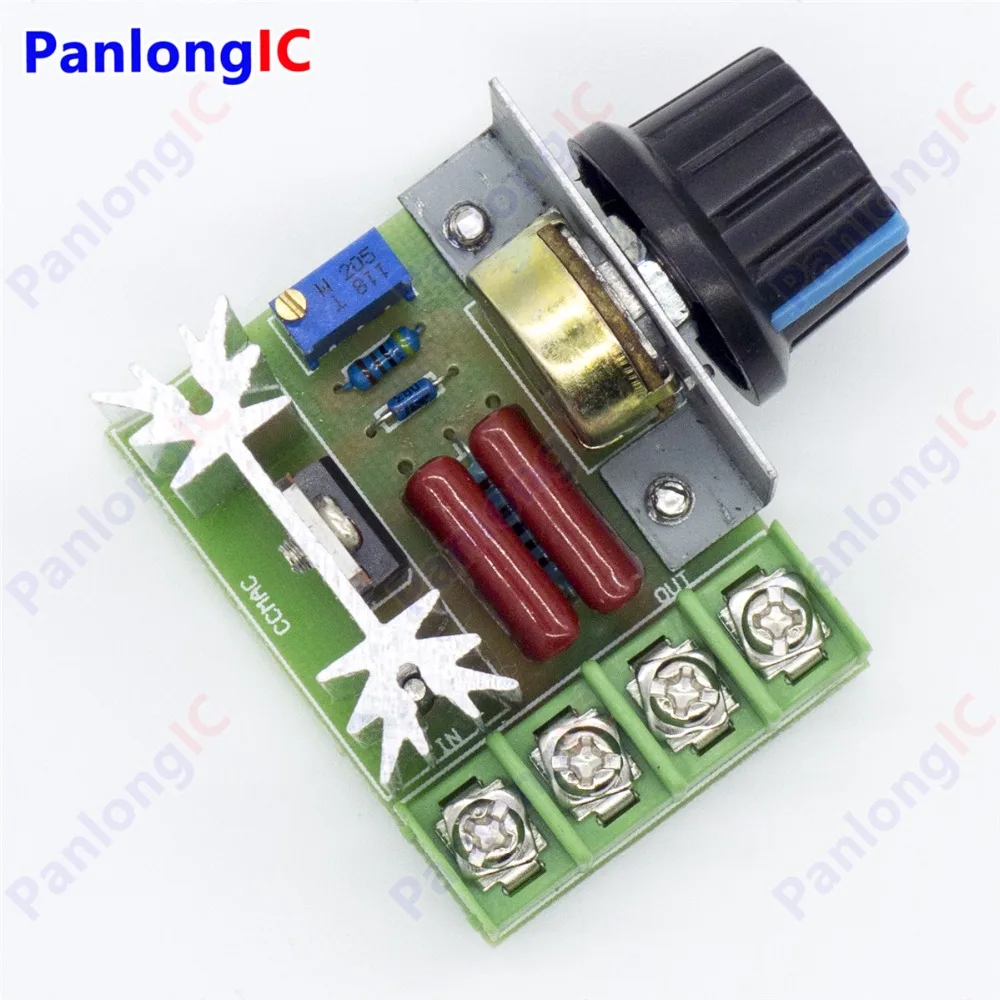 100PCS NEW 25A 220V 2000W Speed Controller Regulator SCR Voltage Dimmers Thermostat EMS DHL Fedex UPS Free Shipping | Обустройство