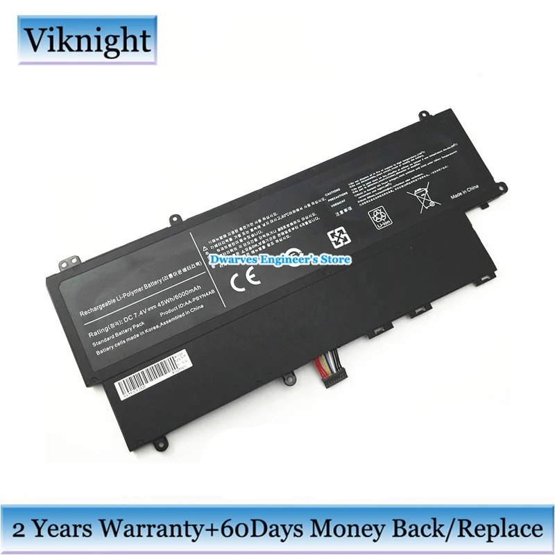 

5000mAh 45Wh AA-PBYN4AB Battery For Samsung Ultrabook S 5 NP530U3B NP530U3C NP530U3C-A04AU NP535U3C-A02CA NP530U3C-A03