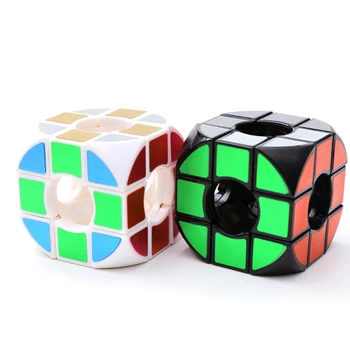 

ZCUBE Arc Hollow Magic Cube 3x3x3 Cube Puzzle Toys for Children Brain Training Competition Speed Cube for Beginner