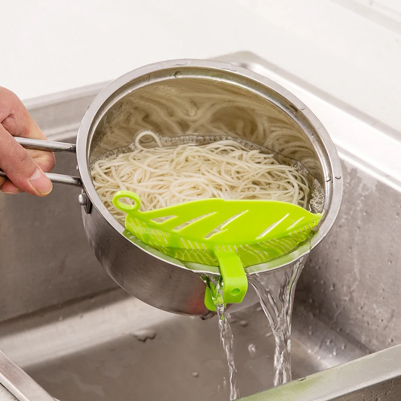 Креативный фильтр Colanders ситечко в форме листа промывка риса гаджет лапша