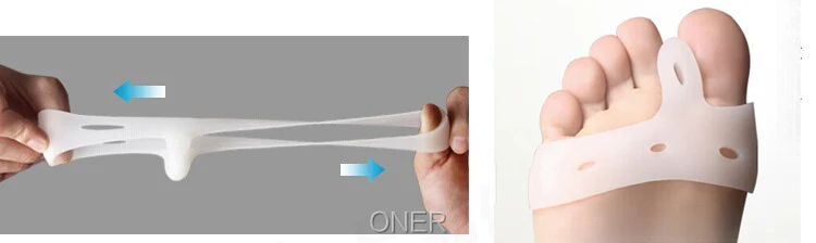 Инструмент для ухода за ногами, силиконовый гель для ног, разделитель пальцев ног, защита от вальгусной деформации большого пальца, регулятор вальгусной деформации, защита от вальгусной деформации