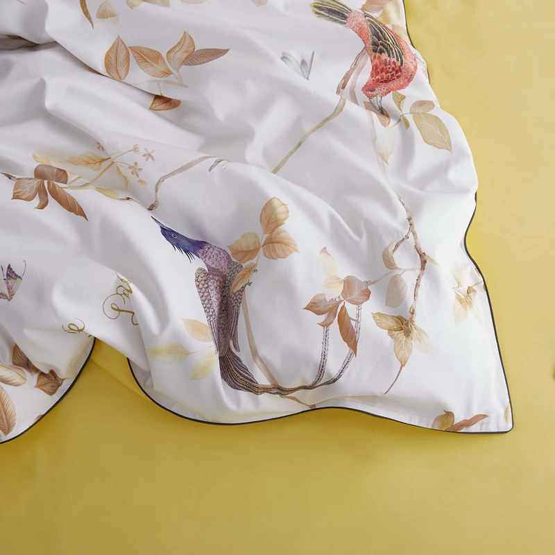 600TC набор свадебных постельного белья из египетского хлопка простыня наволочки