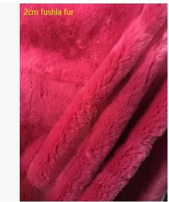 2cm fushia fur