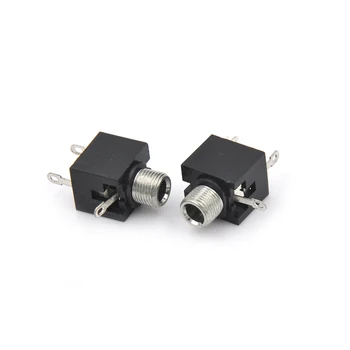 

5pcs/lot 3.5mm Female Audio Connector 3 Pin DIP Headphone Jack Socket Mono Channel Double Track Socket Stereo Socket