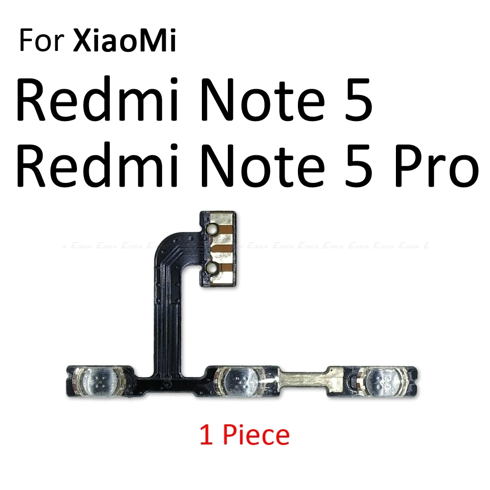 Мощность вкл/выкл переключатель бесшумного режима Управление ключ гибкий кабель для кнопки регулировки громкости для XiaoMi Redmi Note 5 5A 4 4X 4A 3 2 Pro Plus Special Edition - Цвет: For Redmi Note 5