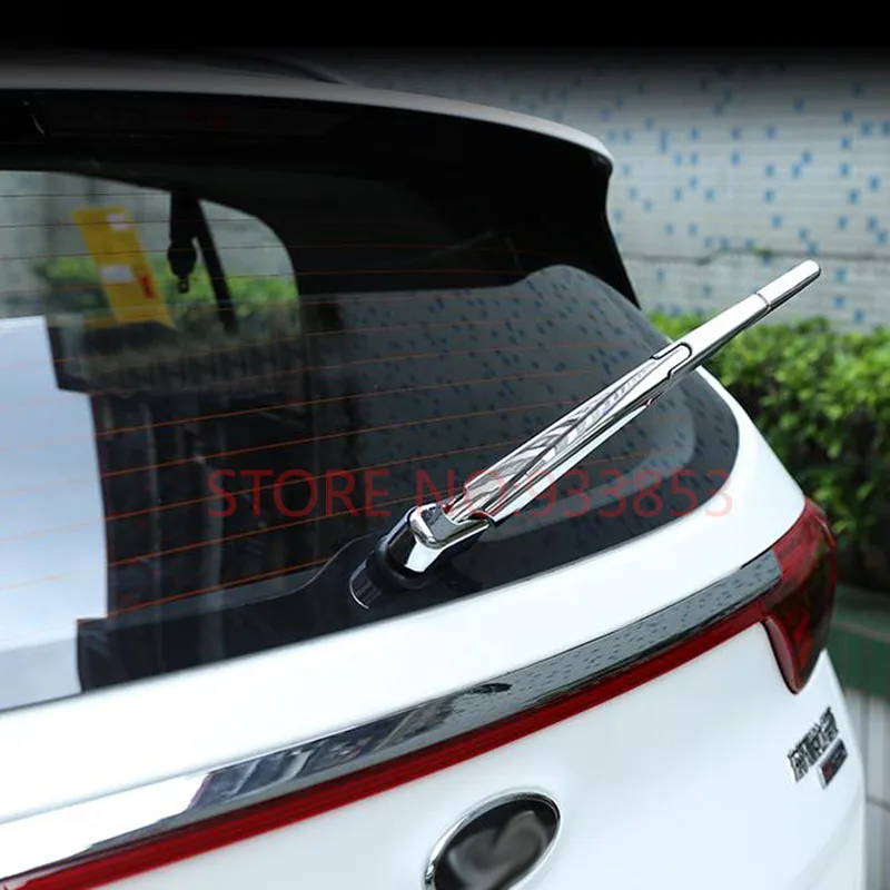 

STYO Car ABS Chrome Plated Rear Wiper Cover trim Car Styling Auto Window Wiper Decoration Sequins For KIA Sportage QL 2016