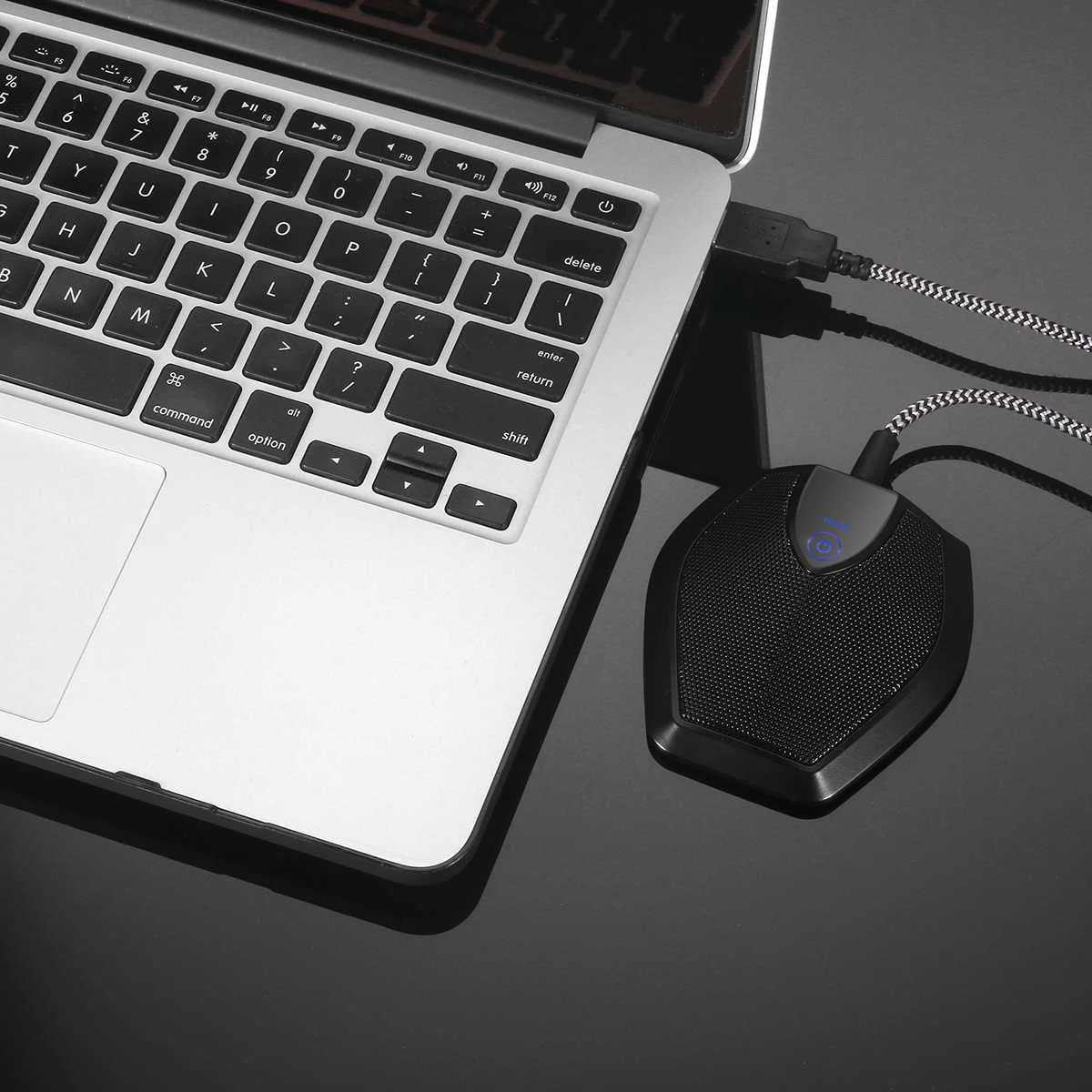 Проводной USB микрофон LEORY G11 всенаправленный конденсаторный 50 Гц 16 кГц с сенсорной