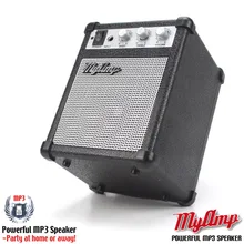 Paladone Mein Amp Retro MP3 und Computer Lautsprecher, Elektronische Mein Amp miniaturgitarre Tragbare Lautsprecher für MP3 handy Computer