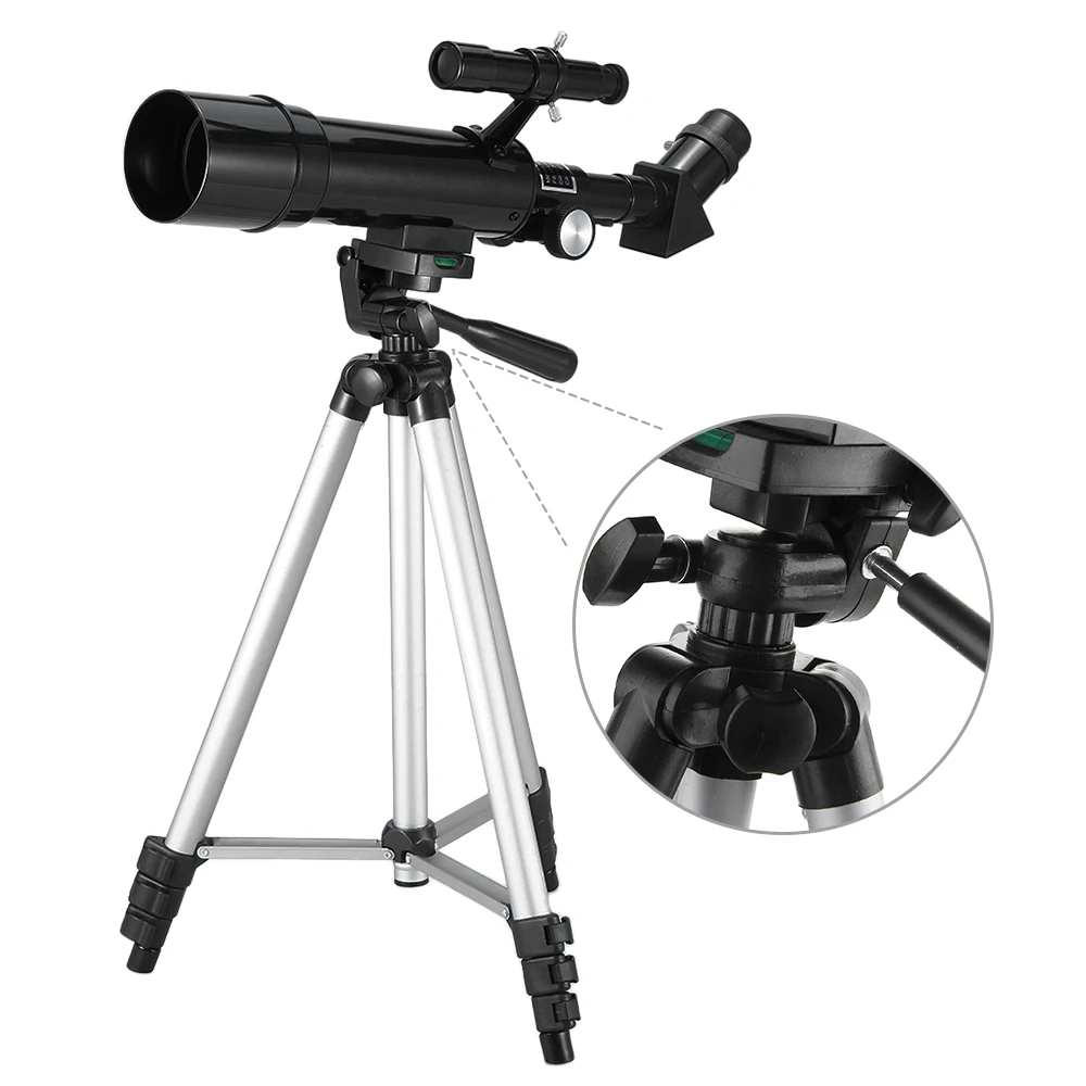 

Outdoor Professional Monocular 135X Refractive Space Astronomical Telescope Travel Spotting Scope with Adjustable Tripod Lever