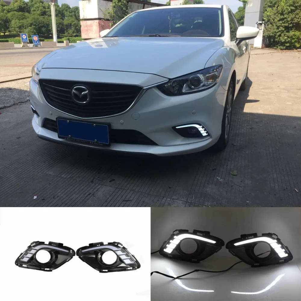 

Car LED DRL Daytime Running Light LED Lamp For Mazda 6 Atenza 2013 2014
