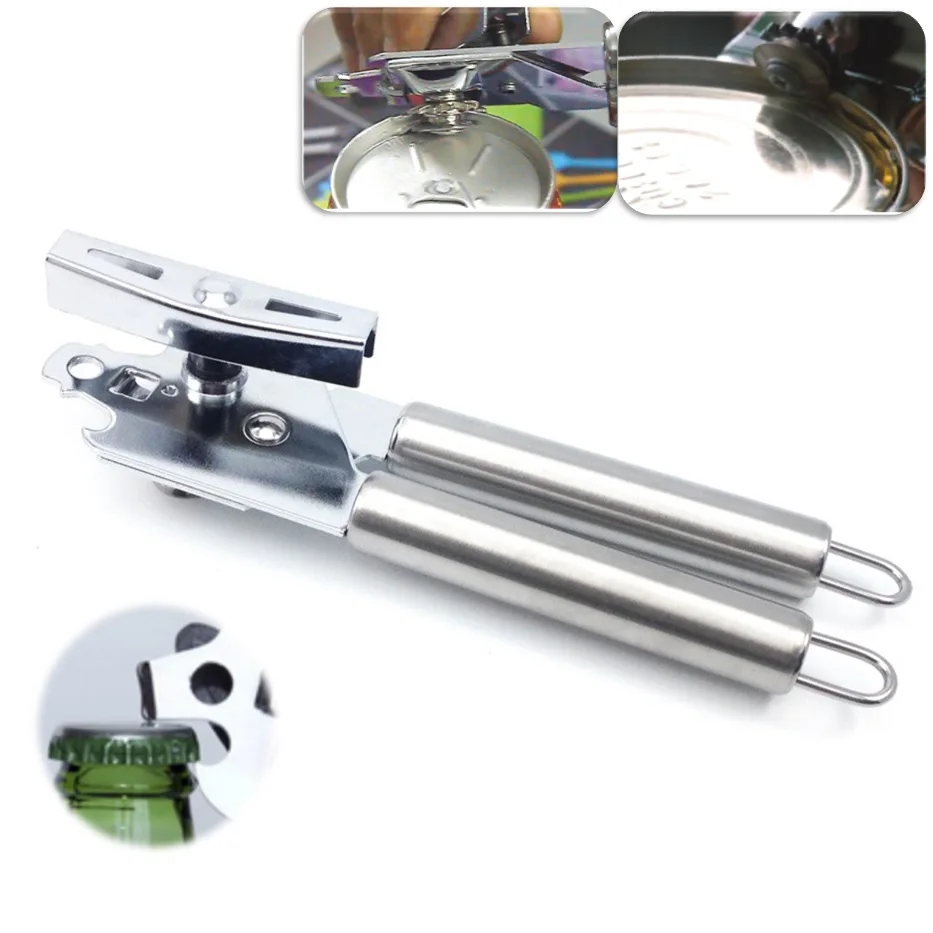 2016 New High Quality Kitchen Gadgets Heavy Duty Classic Stainless Steel Can Opener Smooth Gear Tin