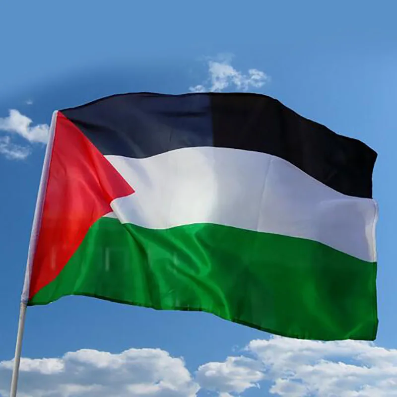 Большой палестинский флаг полиэстер 150x90 см Газа
