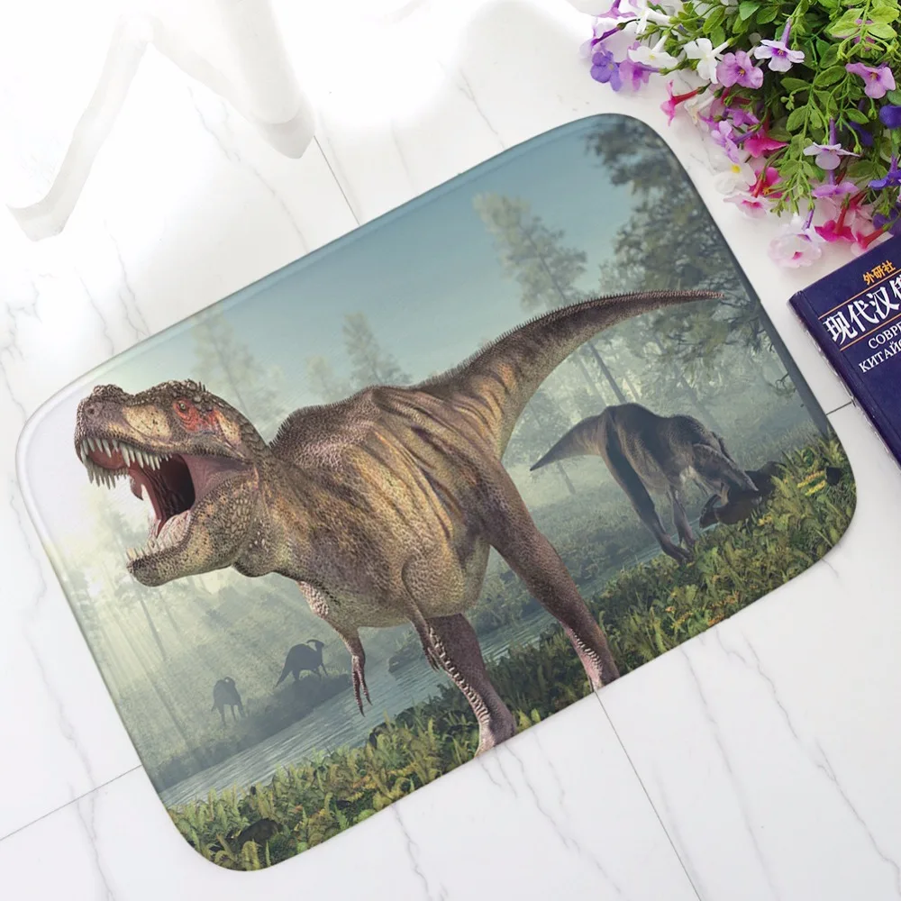 

CAMMITEVER Area Rug Dinosaur Wolf Horse Dog Floor Mat Rug Mats Carpet for Home Living Room Kids Play Mat