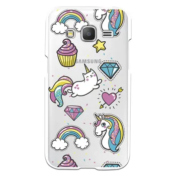 

Unicorn Cupcake WP004 costume drawing stand case for Samsung Galaxy Core Prime