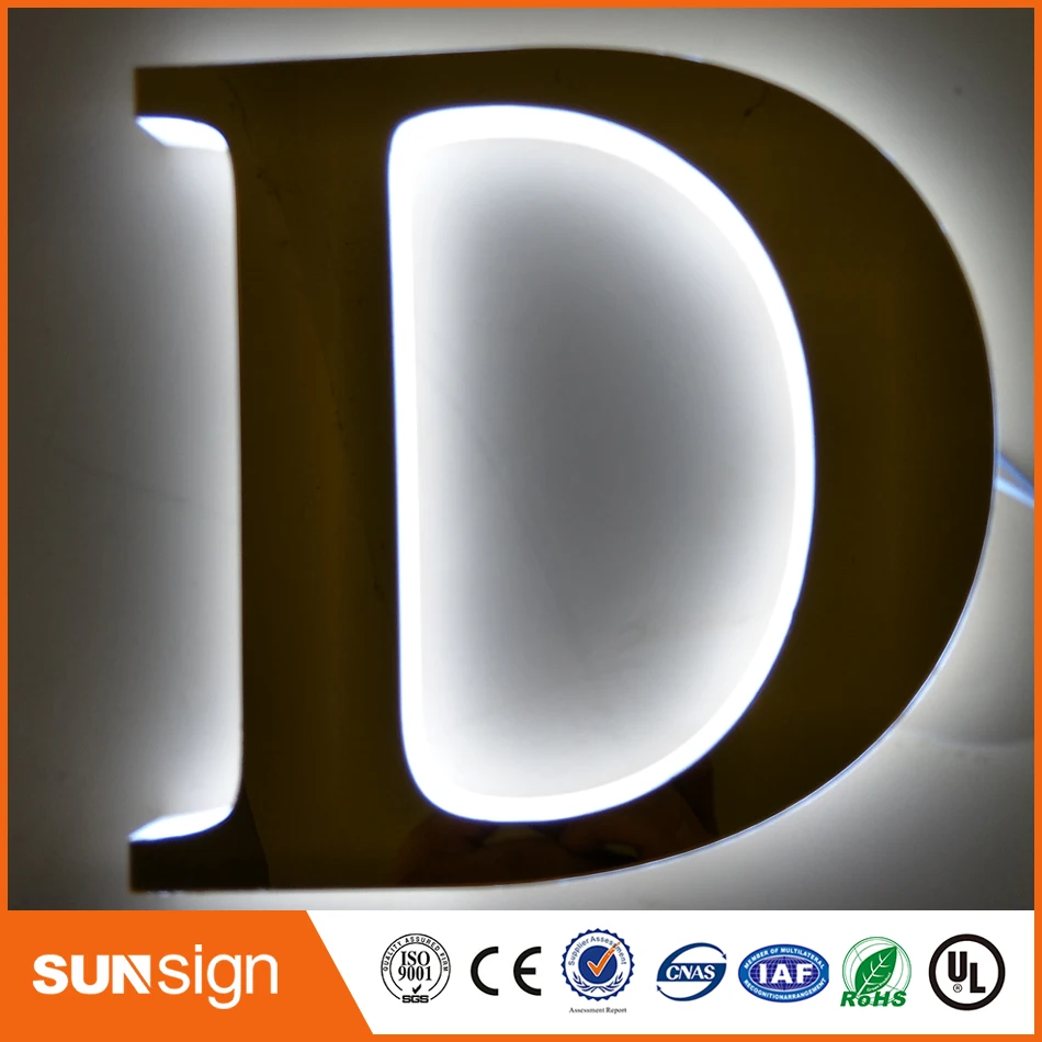 LED lighting 3d plastic acrylic alphabet letter lighted lettersin