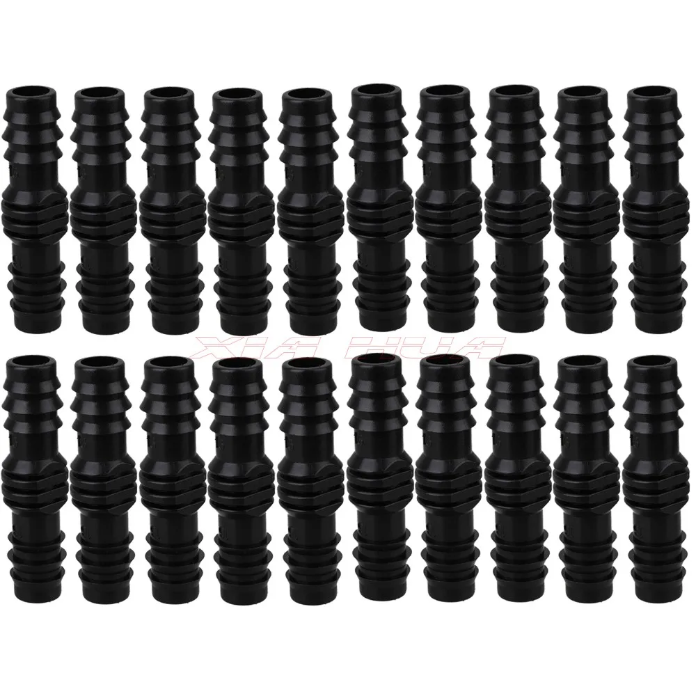 

20PCS 16MM external thread straight through connection tube Drip Irrigation Fitting pipe greenhouse micro nozzle member