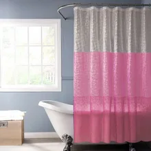 PEVA 3D translucidité étanche rideaux de douche salle de bains rideaux de douche, 3D splice rideaux, 180 cm * 180 cm,