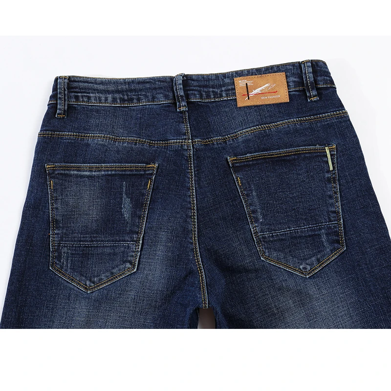 KSTUN Men Jeans Autumn and Winter Blue Stretch Business Casual Slim Fit Gentleman Denim Pants Classic Direct Jean Pantalon Homme KSTUN Men Jeans Autumn and Winter Blue Stretch Business Casual Slim Fit Gentleman Denim Pants Classic Direct Jean Pantalon Homme