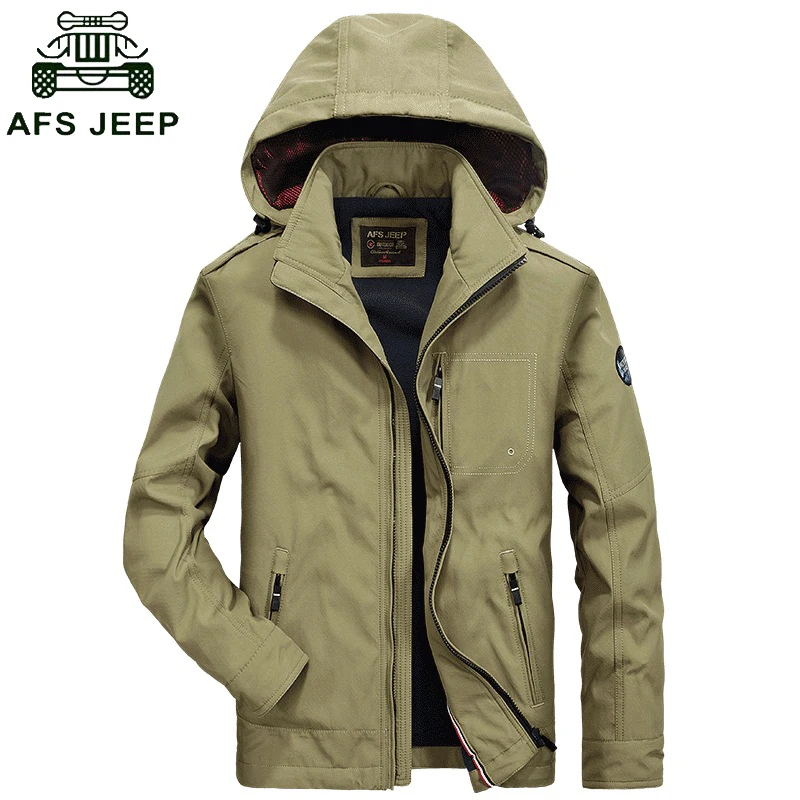 Новое поступление AFS JEEP куртка брендовая одежда хлопковая ветровка армейская куртка chaqueta hombre s куртки и пальто