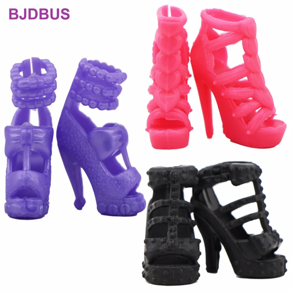 10 пар разноцветных туфель; разные стили; босоножки на высоком каблуке; одежда для костюмированной вечеринки; аксессуары для куклы Барби; FR Kurhn