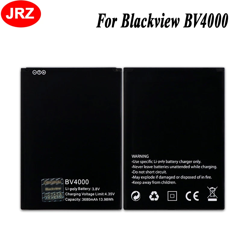 Аккумулятор JRZ для телефона BV4000 Pro 3680 мАч сменные батареи большой емкости |