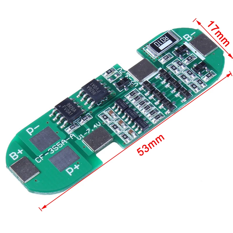 3S 6A полимерная литиевая батарея Защитная плата для зарядки литий-ионная зарядка защитный модуль для 3 шт 18650 литиевая батарея