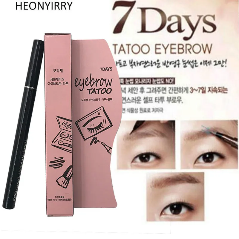 Limited Price for  Eyebrow Enhancers Women Makeup Product Waterproof Brown 7 Days Eye Brow Eyebrow Tattoo Pen Liner Ma