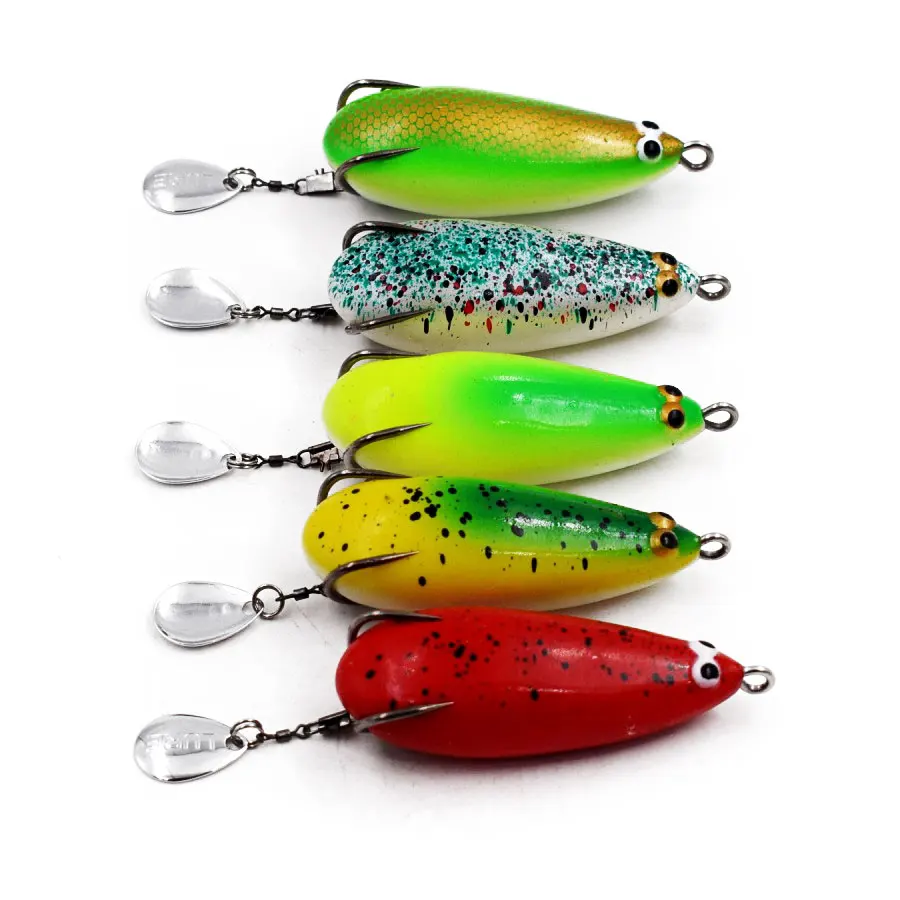 Pocket shrimp Frog Fishing lure Blackfish lure 5 Colors 6CM 10G soft