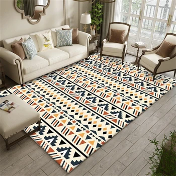 

Bohemian Geometric Carpets For Living Room Sofa Coffee Table Area Rugs Home Decor Bedroom Study Floor Mat Kids Play Game Tapete
