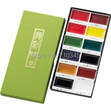 KURETAKE твердый растворимый китайский пигмент для живописи