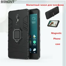 For Xiaomi Redmi Note 4X TPU+ PC Phone Holder Magnetic Anti-knock Case For Xiaomi Redmi Note 4X Case For Redmi Note 4X BSNOVT longer белый redmi note 4x