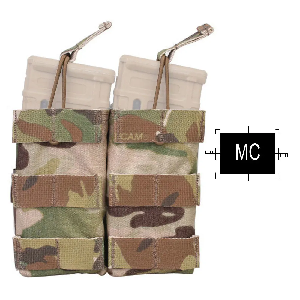 EMERSONGEAR двойной открытый Топ 5,56 маг сумка тактическая модульная Molle подсумок для тактических Мультикам для охоты сумка EM6354