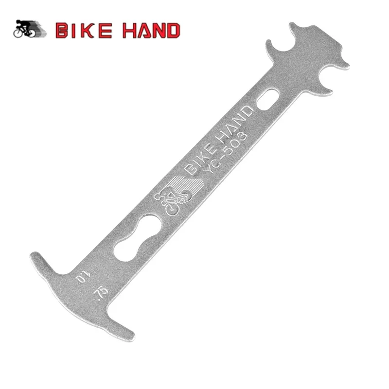 Инструменты для ремонта Bikehand для велосипедной цепи, индикатор износа, инструмент для проверки цепи велосипеда, многофункциональные инструменты для ремонта велосипеда