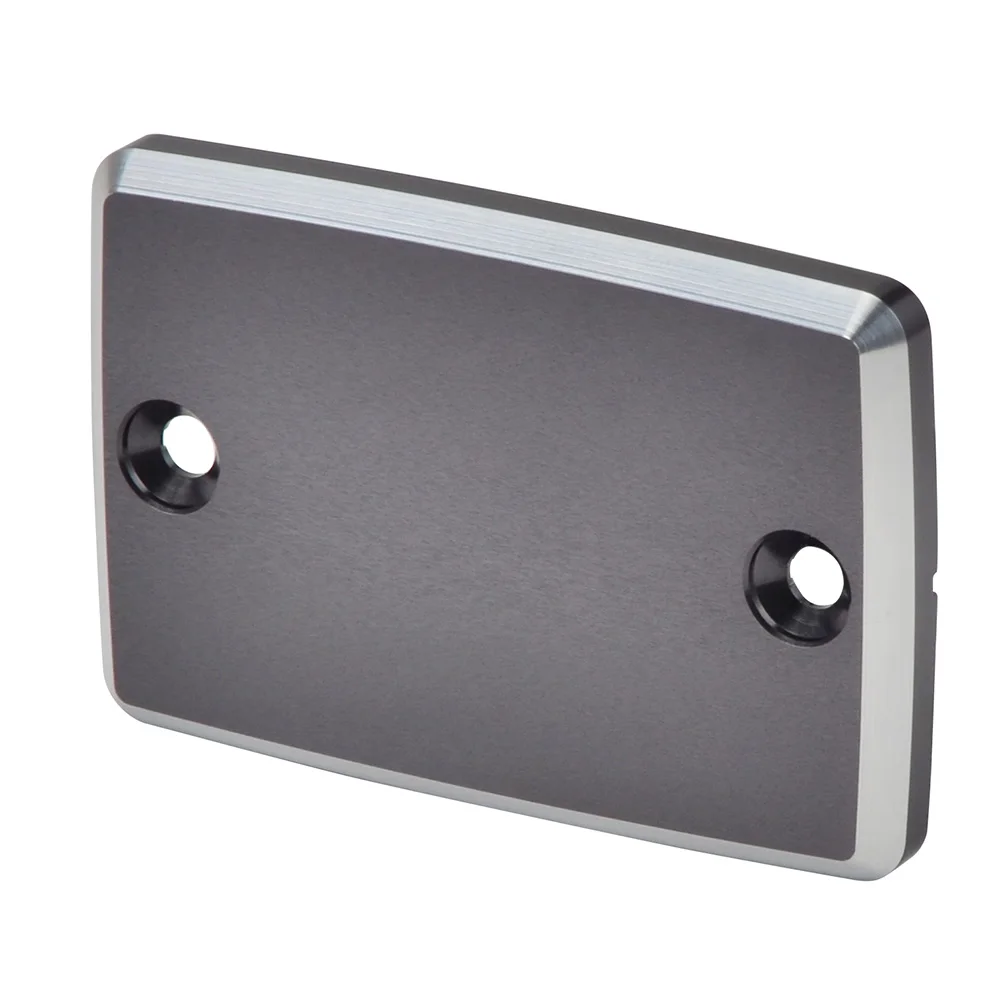 H2CNC Front Brake Master Cylinder Reservoir Cover Cap Case For Kawasaki ZX6R ZX9R ZX12R ZR750 ZRX1100 ZRX1200R ZRX1200S Anodized