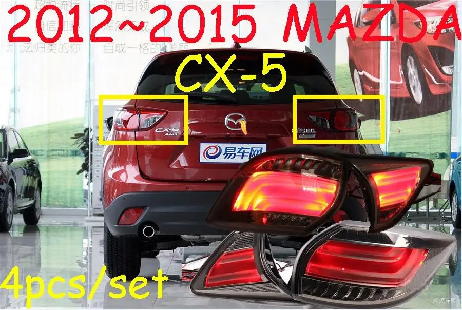 CX-5 хвост светильник, 2012~,! Светодиодный, 4 шт./компл., CX-5 задний светильник, CX-5 туман светильник; CX5, Atenza, axela, CX-5, CX 5 - Цвет: Model2 CX 5