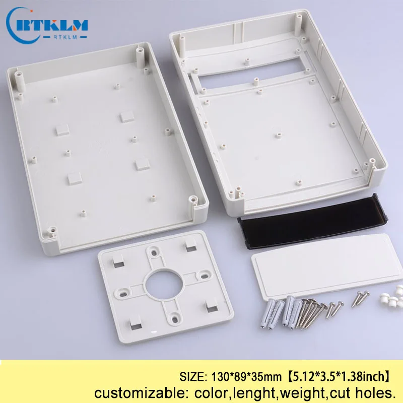 Настенная электрическая коробка IP54 abs Пластиковая распределительная коробка diy ящики для инструментов 130*89*35 мм 5 шт