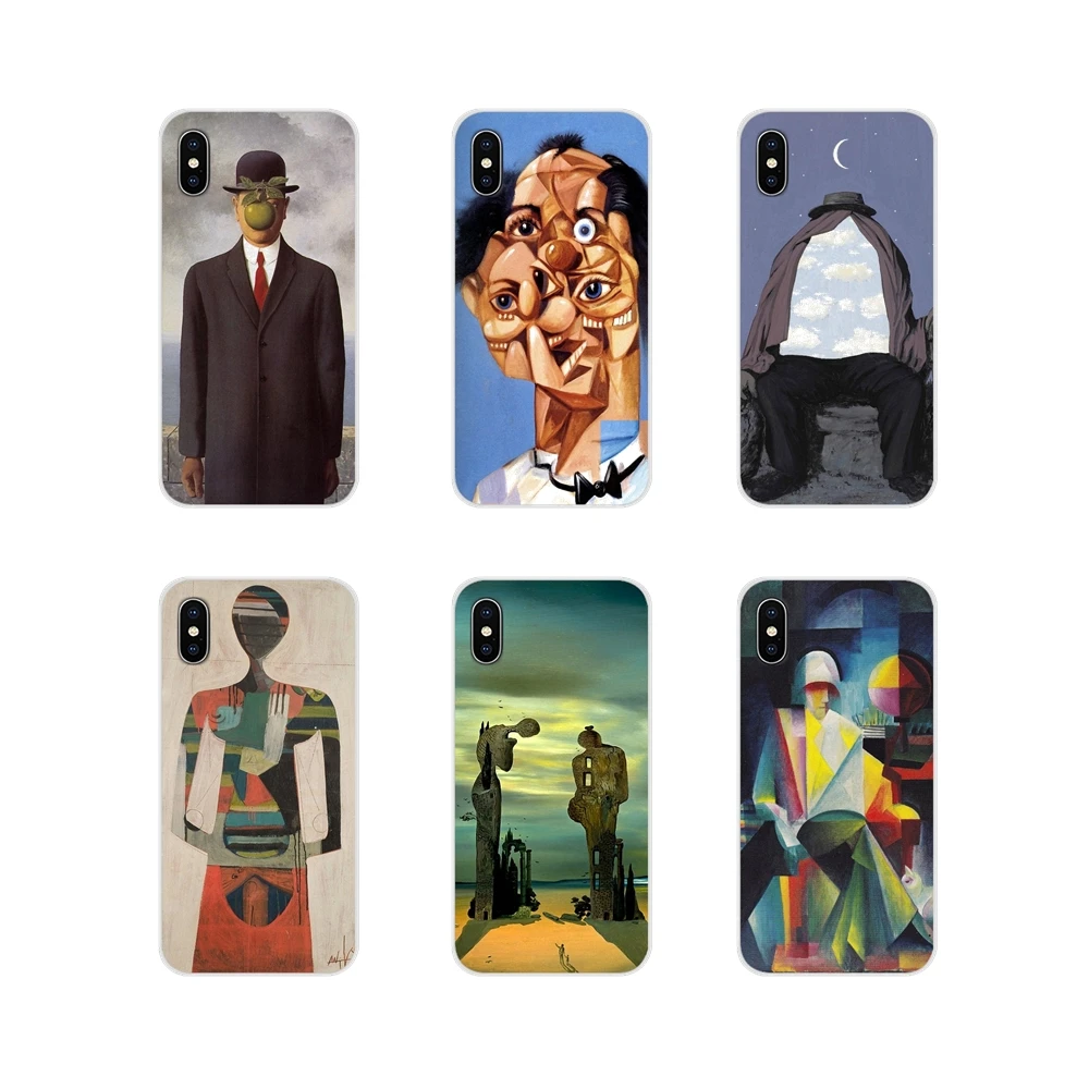 

Rene Magritte Paul Klee For Xiaomi Redmi Note 6A MI8 Pro S2 A2 Lite Se MIx 1 Max 2 3 For Oneplus 3 6T TPU Transparent Skin Cover