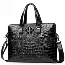 

Real Leather Men's Briefcase Luxury Cowhide Male Shoulder Laptop Bag Commercial Business Best Men Messenger Bags Free Shipping