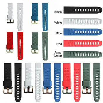 

26/22/20MM Silicone Watchband Strap For Garmin Fenix 3 Fenix 5S 5 5X D2 Approach S60 Smart Watch W/Tools