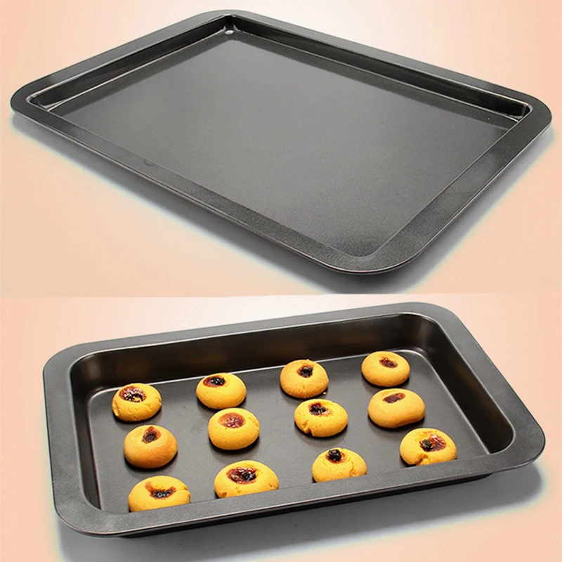 

Factory Outlet Oblong Shape Non Stick Coating Cake Pans Baking Pans Household Oven Tray