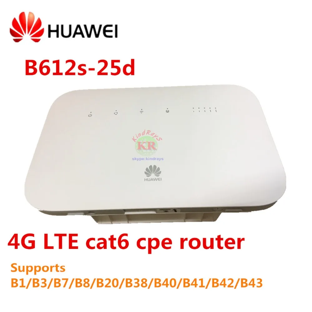 Открыл huawei B612 4 г LTE Cat 6 CPE маршрутизатор B612s-25d 4 г Wi-Fi роутера 300 Мбит/с 4 г точки доступа PK E5771