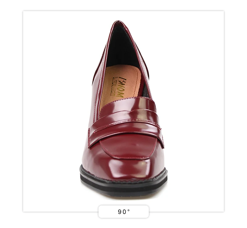 Туфли-лодочки в стиле ретро для отдыха коммутирующих покупки Для женщин Обувь на высоких каблуках Повседневное слипоны из натуральной кожи женская обувь женские туфли-лодочки
