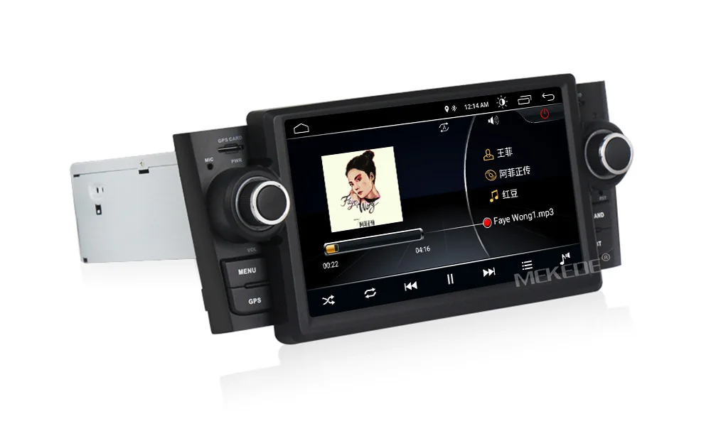 Cheap MEKEDE Android 9.1 8.1 Car Radio Multimedia Video Player Navigation GPS For Fiat Grande Punto Linea 2006 Accessories Sedan dvd 7